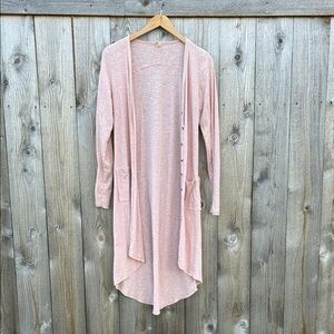 Wishlist Blush Longline Cardigan